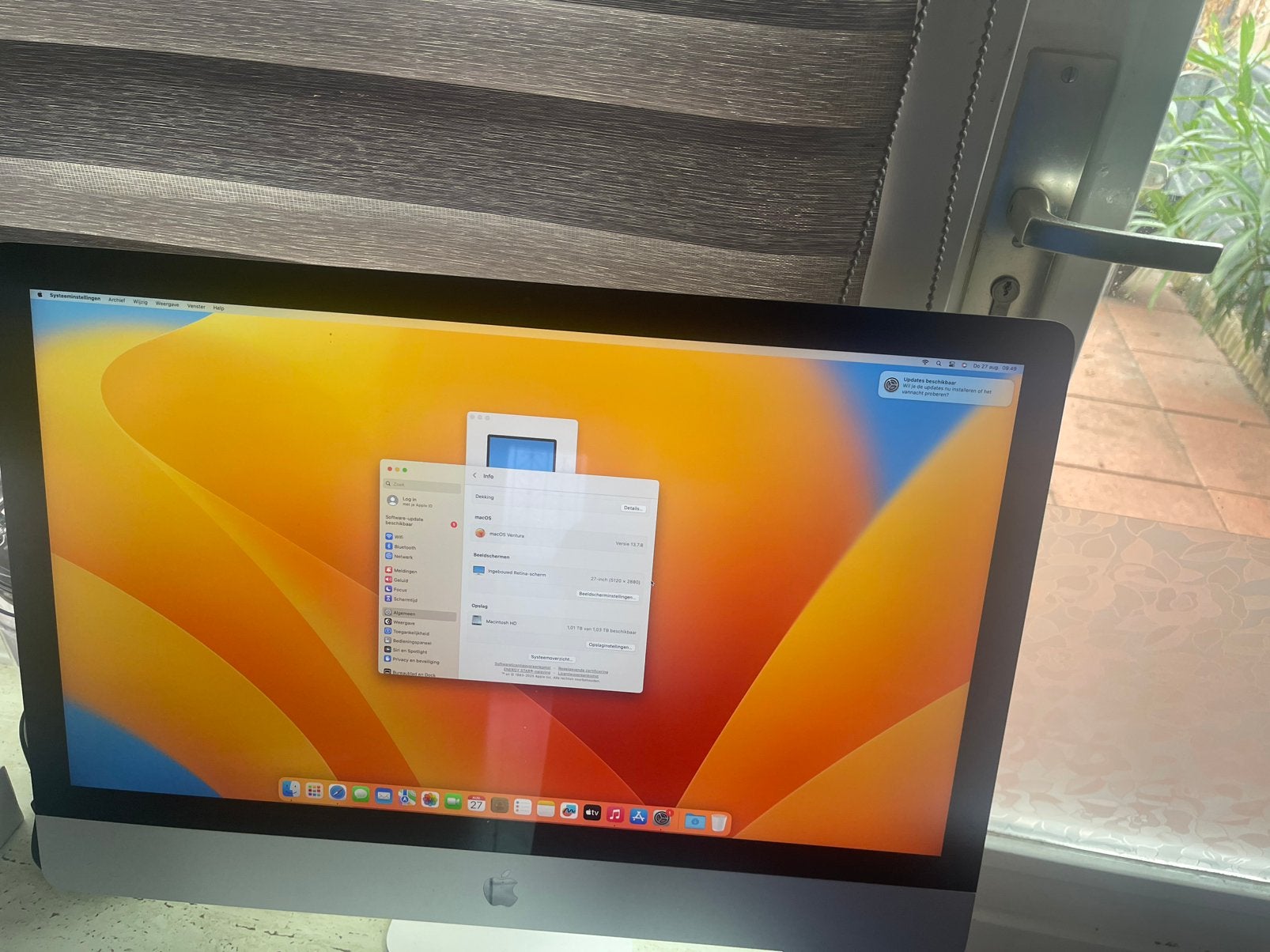 iMac Retina 5K, 27-inch uit 2017. 300€ vast prijs, Computers en Software, Apple Desktops, Ophalen, Zo goed als nieuw, IMac, 3 tot 4 Ghz