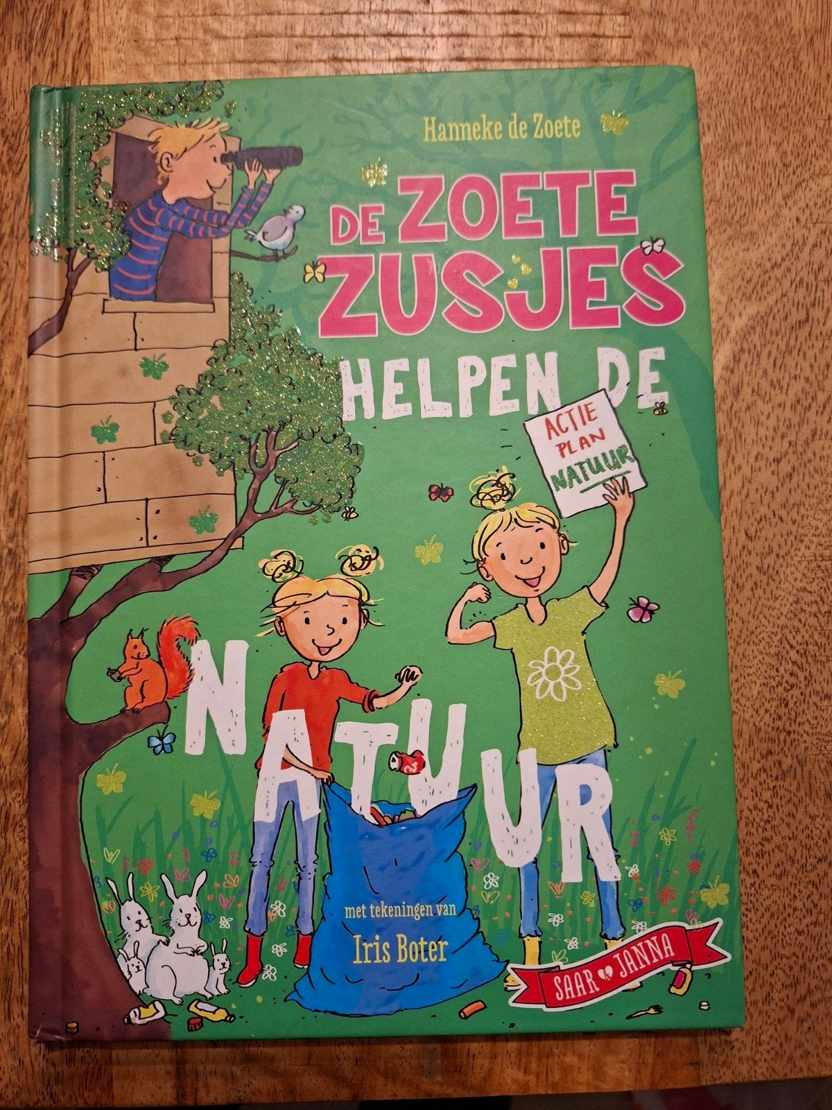 De Zoete Zusjes helpen de natuur - Hardcover, Ophalen of Verzenden, Zo goed als nieuw, Hanneke de Zoete, Fictie algemeen