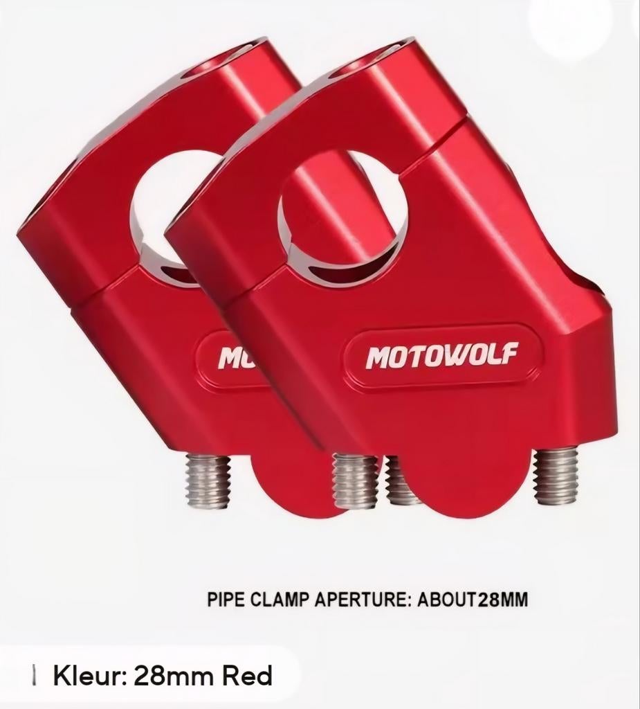 Motowolf stuurverhogers NIEUW, Ophalen of Verzenden, Nieuw