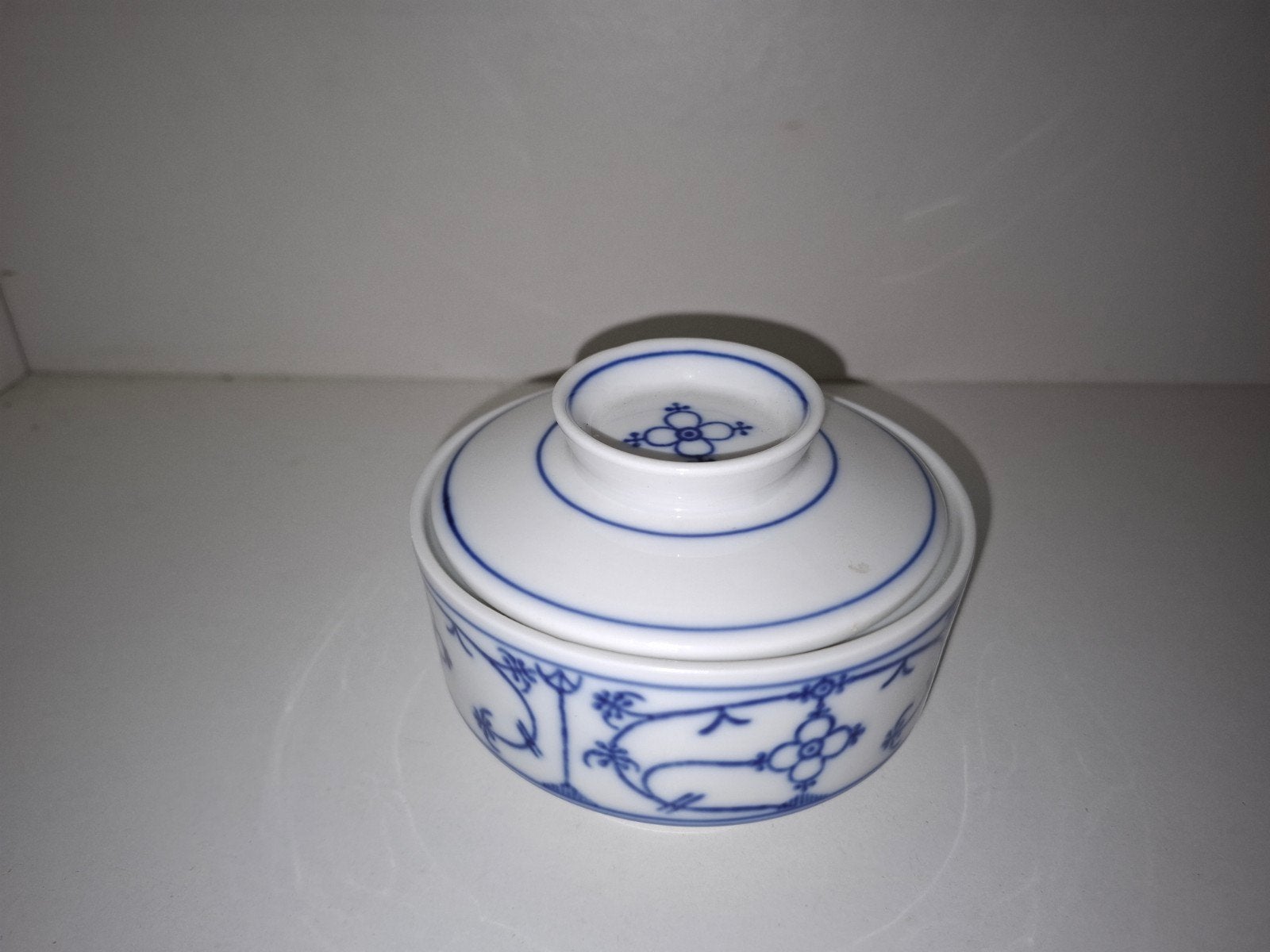 Vintage Suikerpotje met Blauw Decor - Winterling, Ophalen