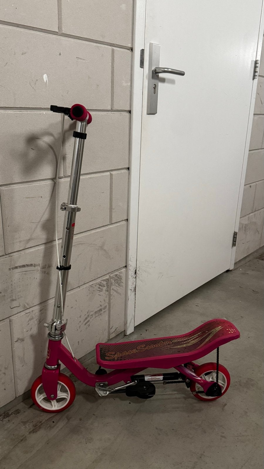 Space Scooter Junior roze - Gebruikt, Ophalen of Verzenden, Gebruikt, Gewone step