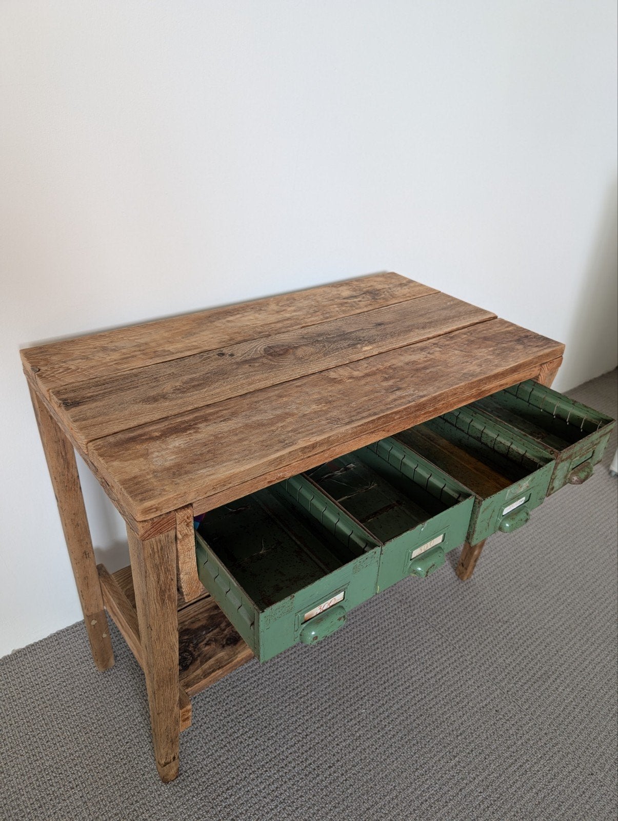 Vintage kastje met 4 lades - Industrieel design, Ophalen