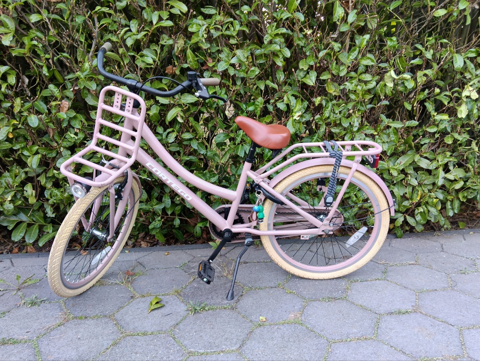 Cortego 22 inch meisjes fiets, Ophalen, Terugtraprem, 22 inch, Handrem