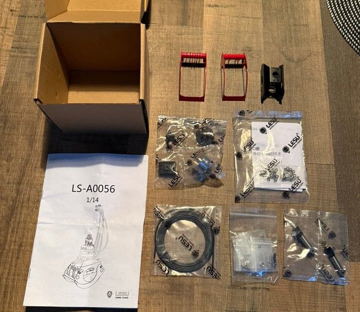 Hydraulische bomenklem voor Lesu RC autolaadkraan 1/14, Ophalen of Verzenden, Nieuw, Overige schalen, Onderdeel