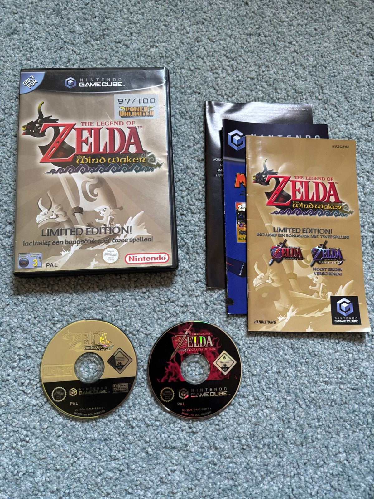 The Legend of Zelda: Wind Waker Limited Edition GameCube, Spelcomputers en Games, Games | Nintendo GameCube, 1 speler, _, _, Ophalen of Verzenden