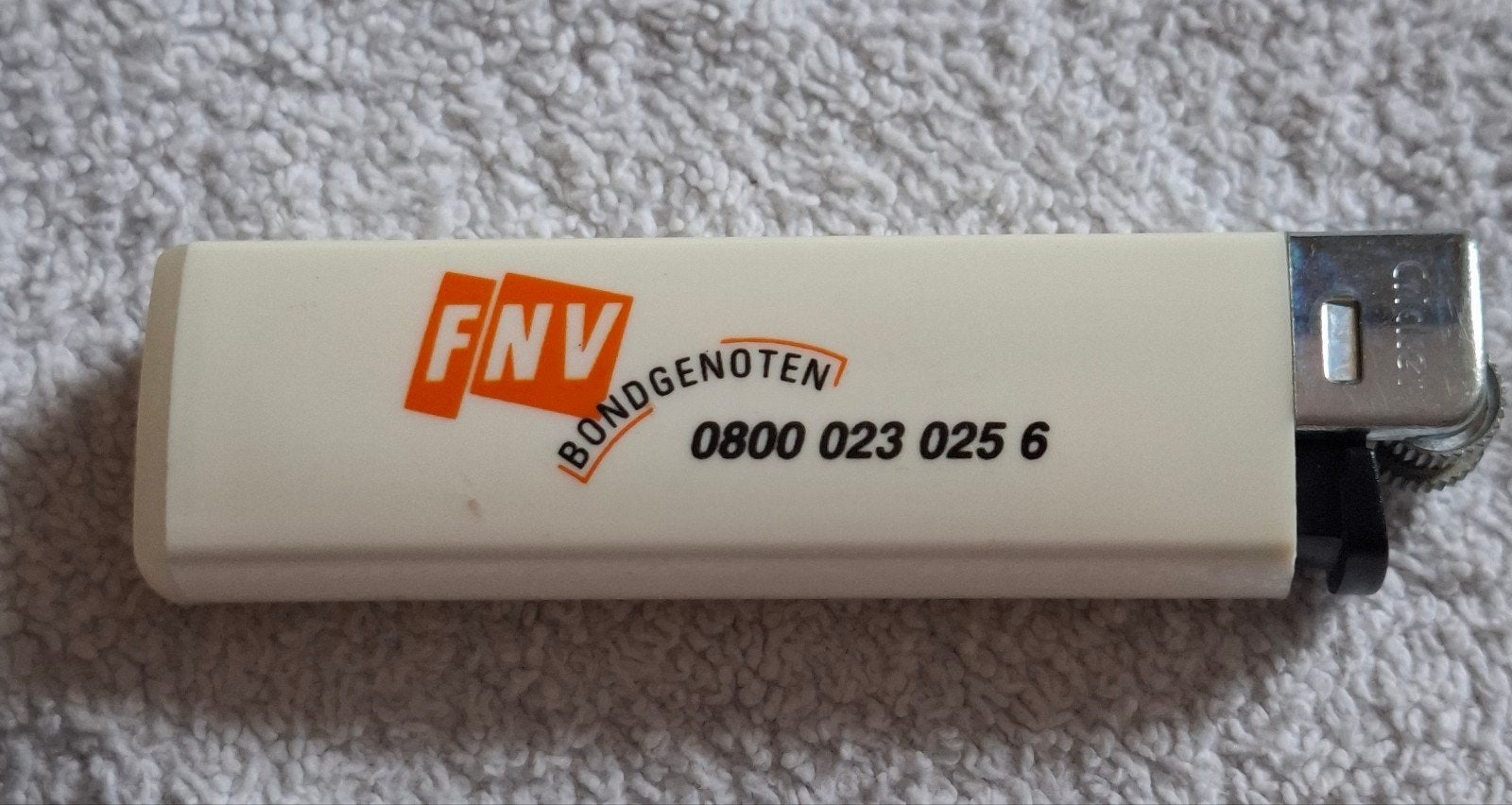 Cricket aansteker FNV Bondgenoten, Ophalen of Verzenden, Gebruikt, Aansteker