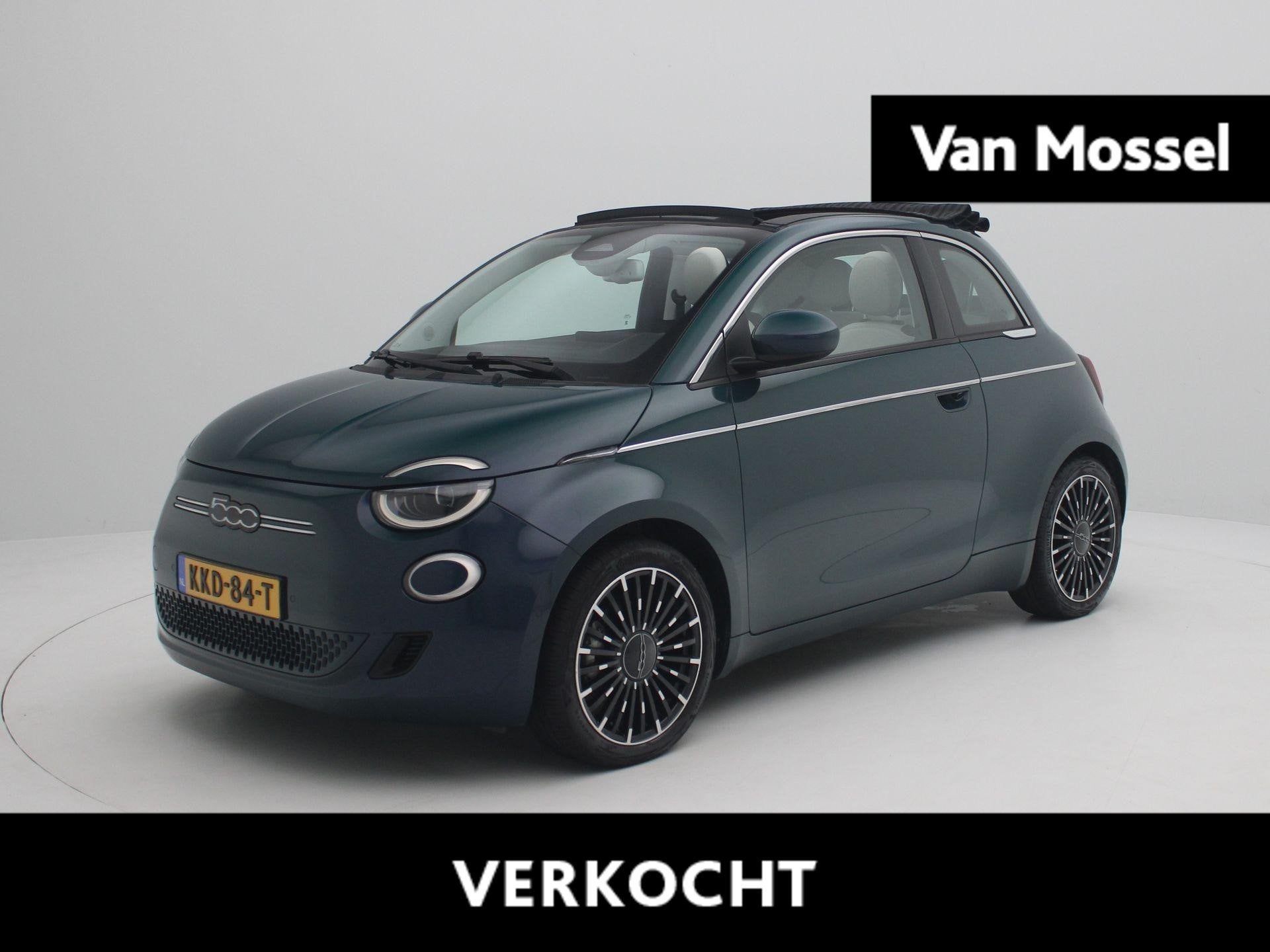 Fiat 500 C La Prima 42 kWh | Apple Carplay/Android Auto | Ca, Auto's, Fiat, Bedrijf, Te koop, 500C, ABS, Achteruitrijcamera, Adaptive Cruise Control
