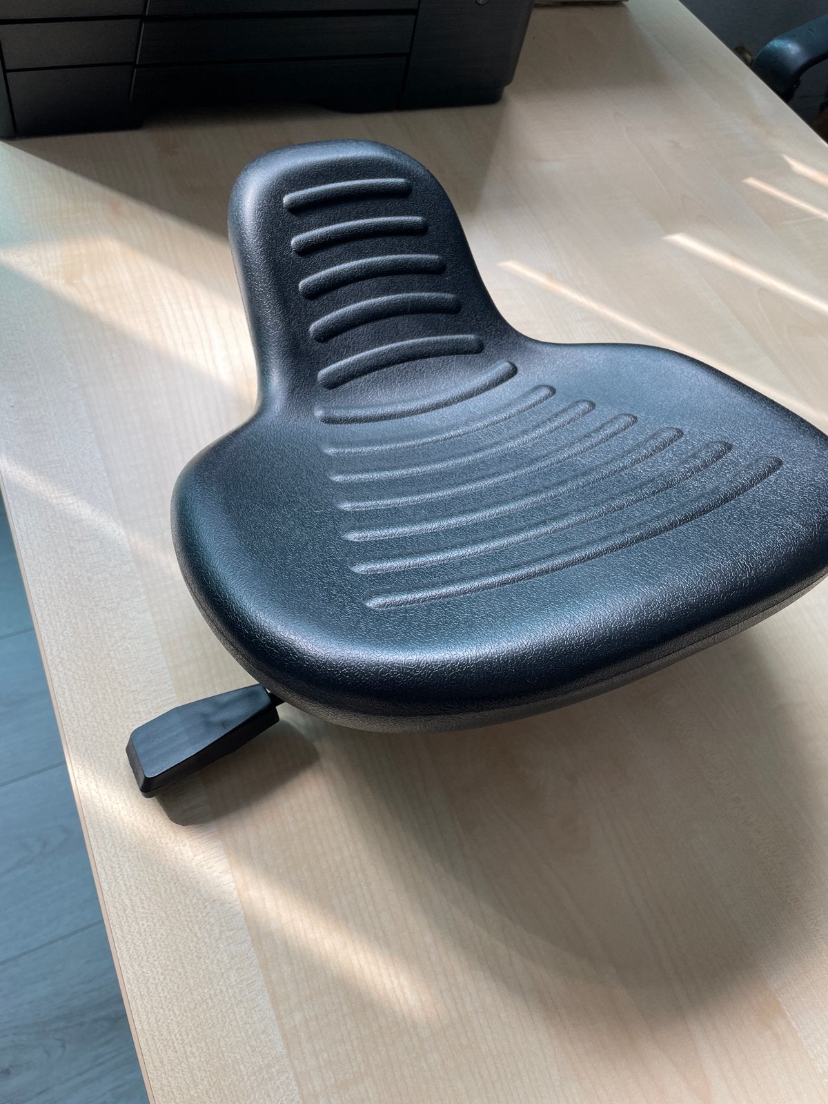Zwart ergonomisch zadelkruk zitje voor bureaustoel, Huis en Inrichting, Bureaustoelen, Ophalen, Zwart, Zo goed als nieuw, Bureaukruk