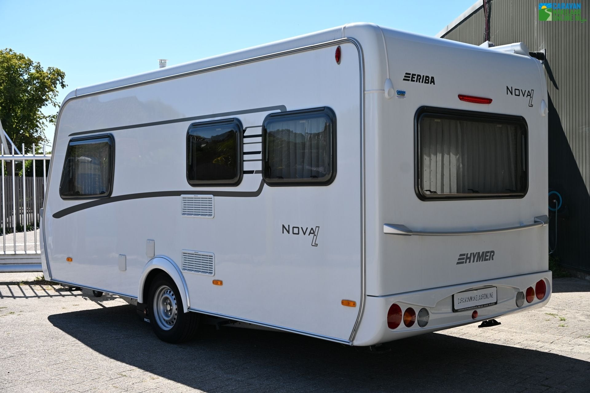Eriba Nova Light 470 Mover|Cass. Luifel|enkele bedden|, Caravans en Kamperen, Caravans, Rondzit, Bedrijf, Tot en met 3, Kachel