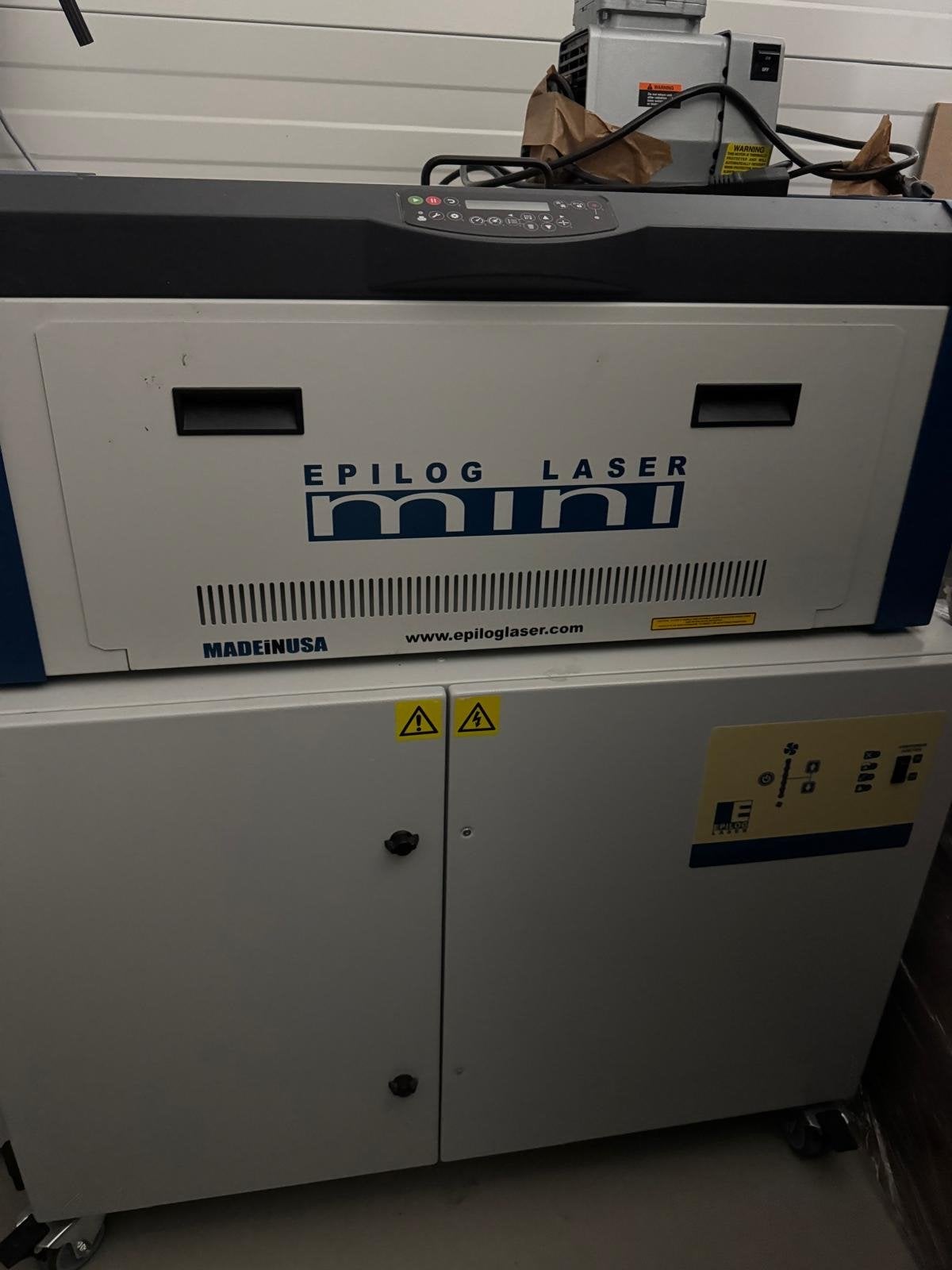 Epilog Mini Laser graveermachine 40W met afzuiging en filter, Ophalen