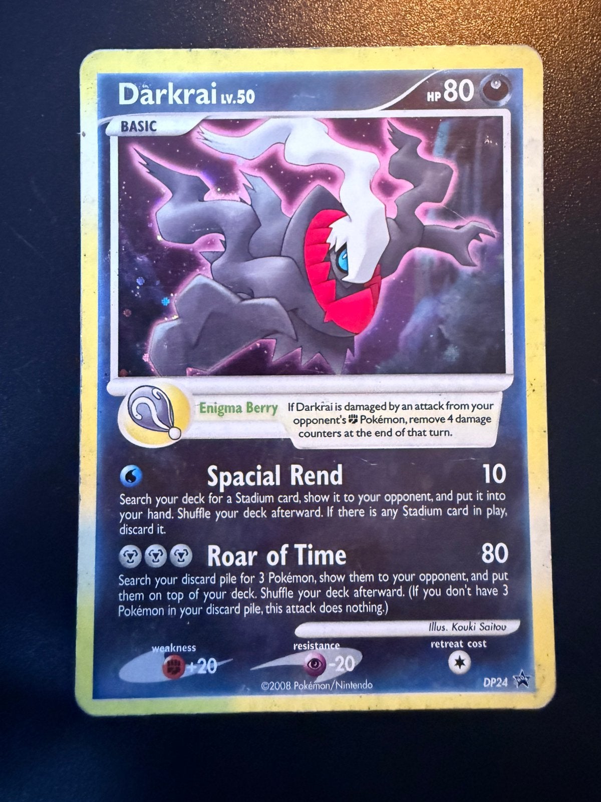 Darkrai lv.50 DP24 promo, Ophalen of Verzenden, Gebruikt, Losse kaart
