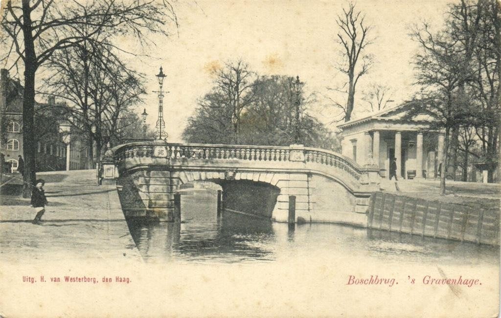 Boschbrug. s Gravenhage. - ongelopen, Ophalen of Verzenden, Voor 1920, Ongelopen, Zuid-Holland