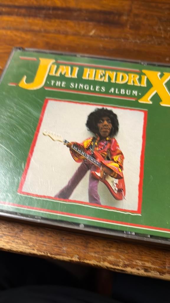 Jimi Hendrix 2 cd box the singles album 23 tracks, Ophalen of Verzenden, Gebruikt, Progressive