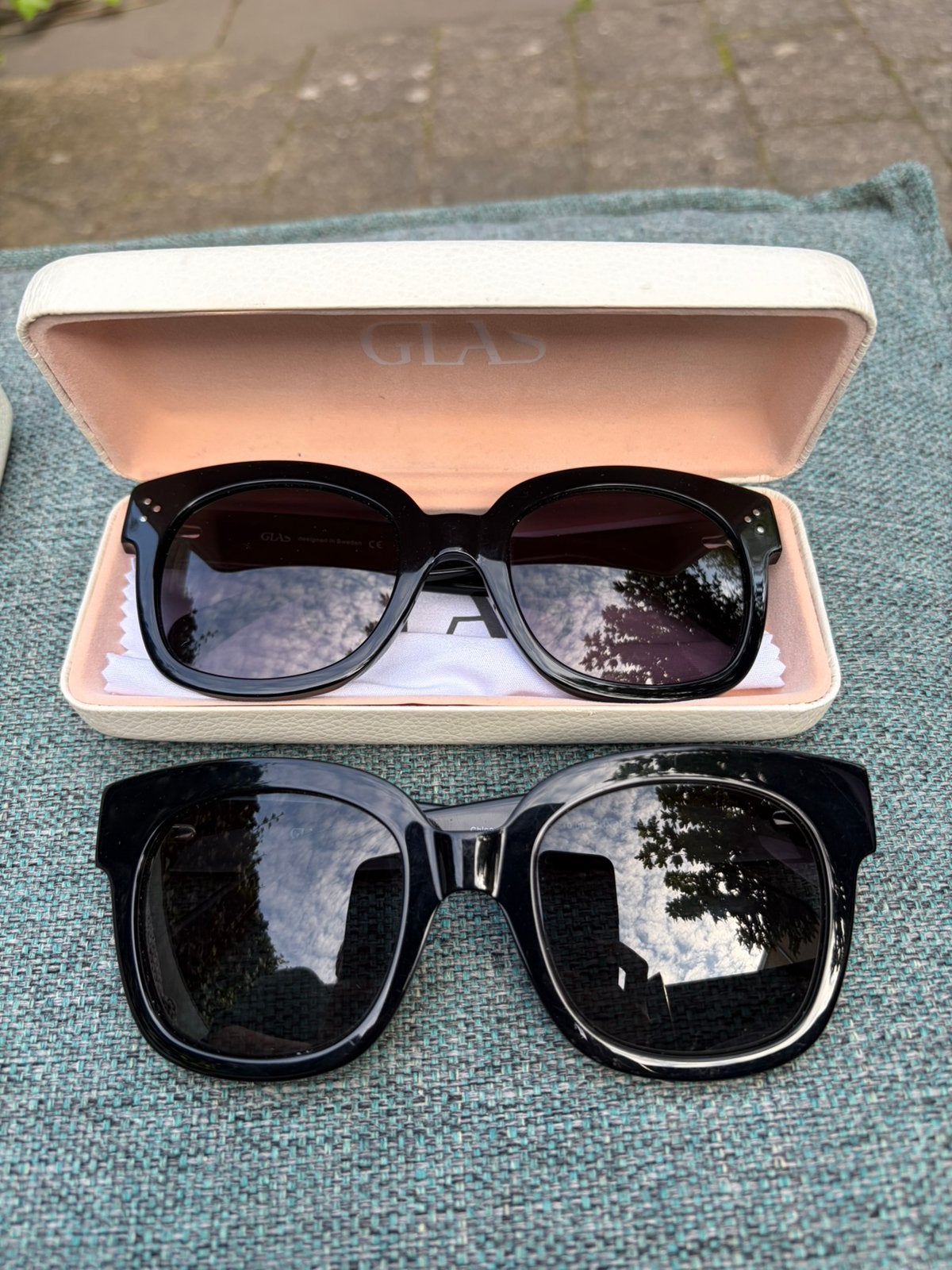 Chloe zonnebril GLAS eyewear met (+1) en zonder sterkte, Overige merken, Zonnebril op sterkte, Zwart, Ophalen of Verzenden