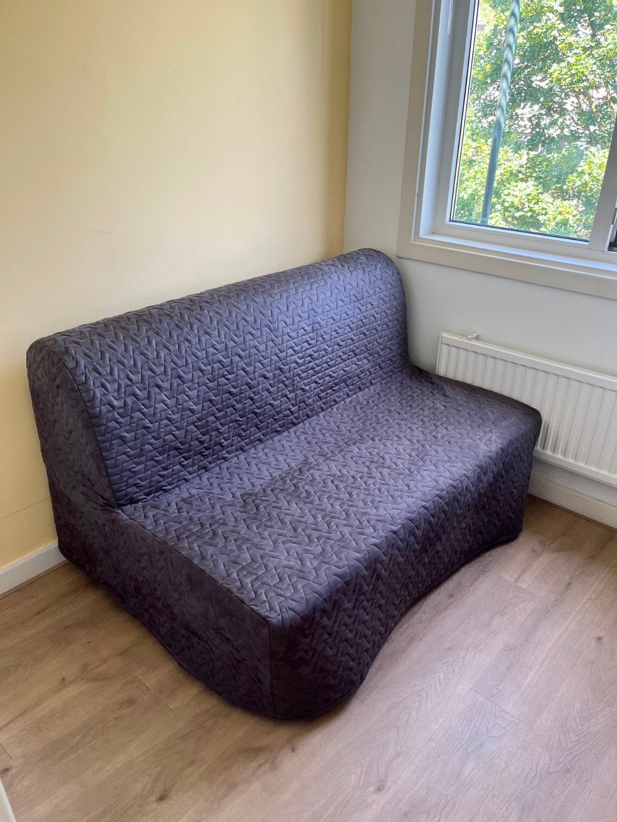 Ikea LYCKSELE slaapbank met matras 140x190, In goede staat!, Ophalen of Verzenden, Zo goed als nieuw, Tweepersoons, 140 cm