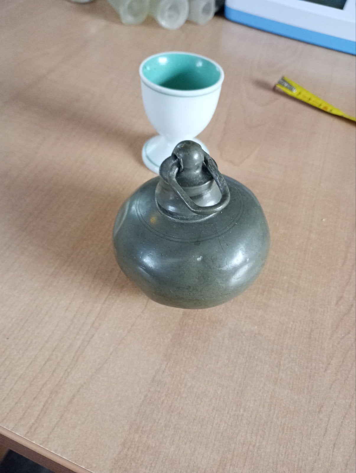 kruikje tin antiek, Ophalen