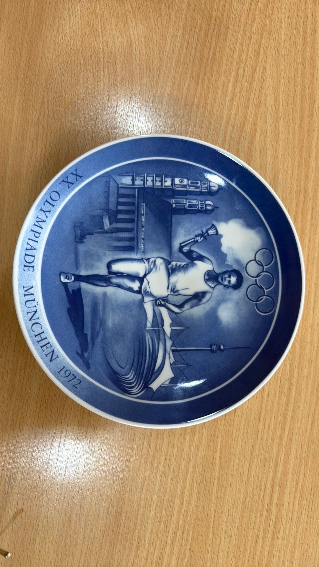 Prachtig vintage Wandbord XX. Olympiade München 1972, Ophalen