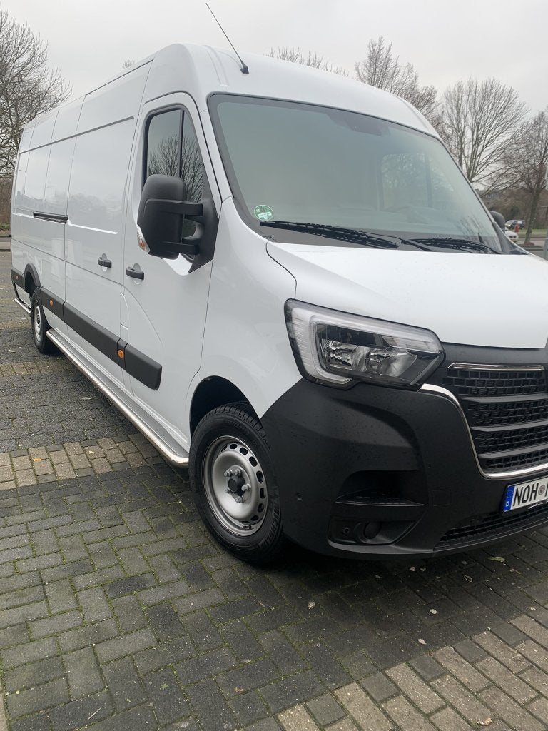 Renault Master vanaf 2019 L3 L3 Sidebars rvs plaat
