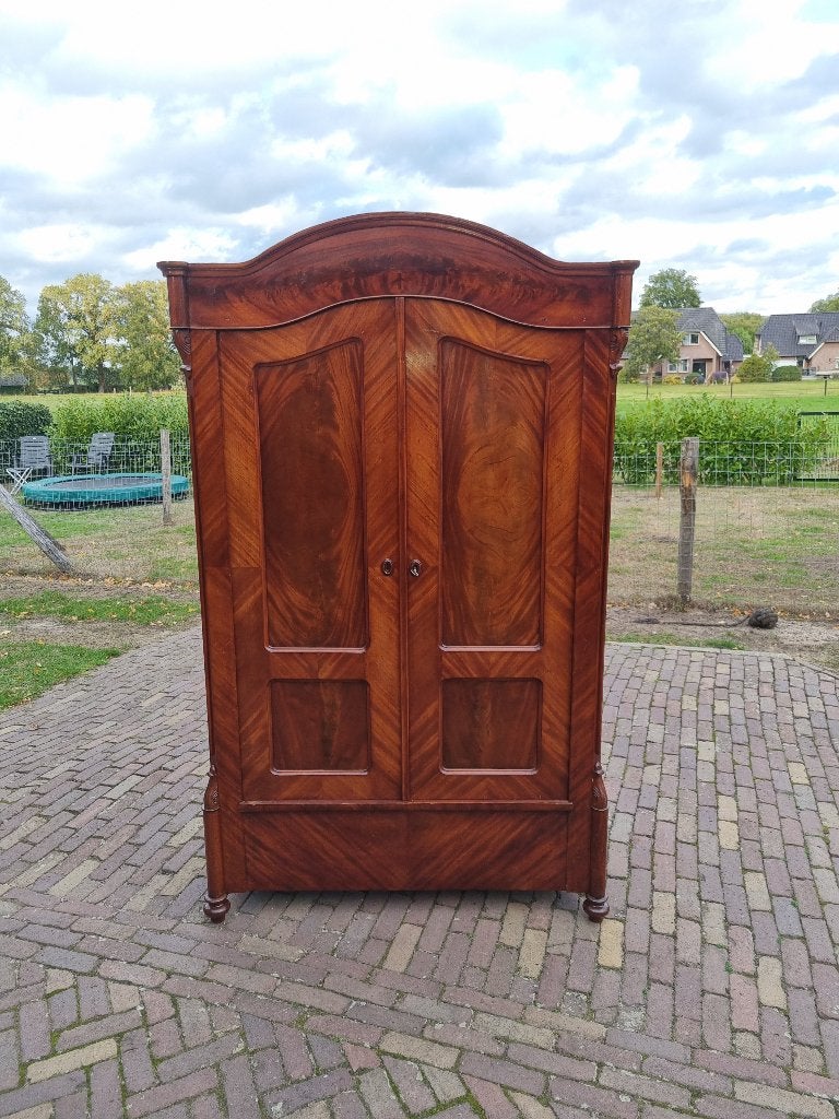 Prachtige Antieke Mahonie Kast, Antiek en Kunst, Antiek | Meubels | Kasten, Ophalen of Verzenden