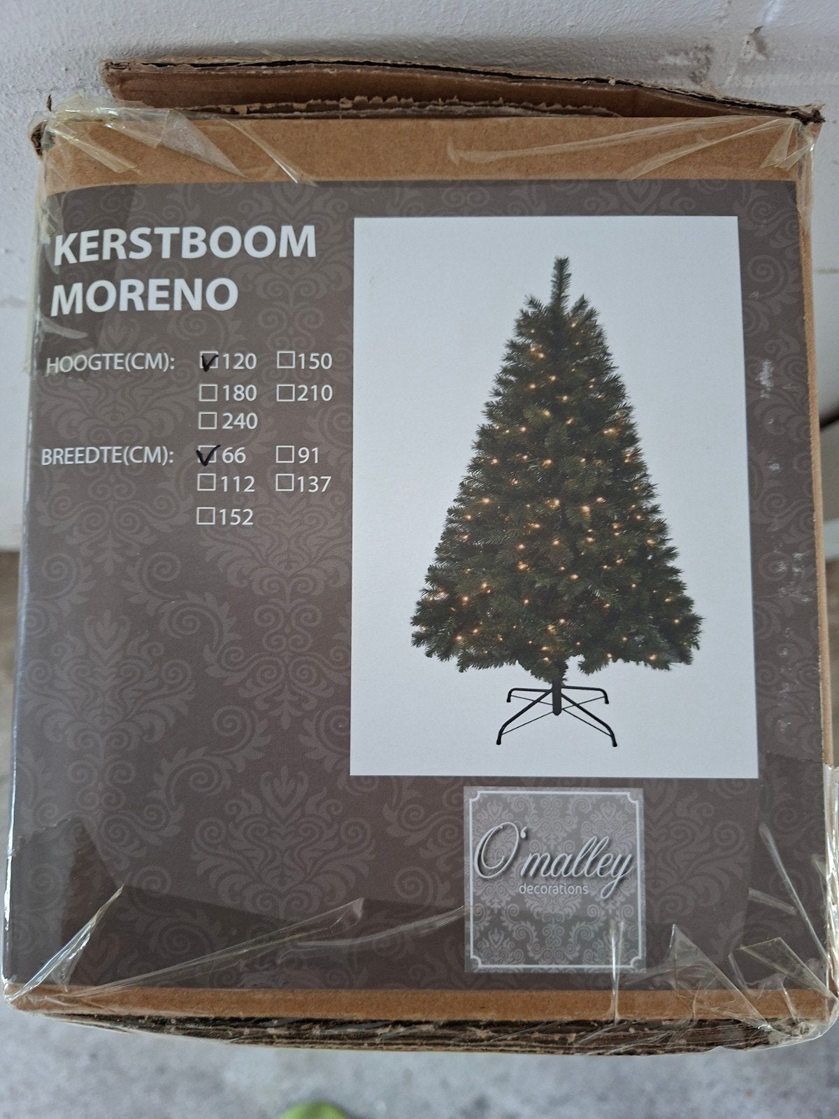 Kerstboom Moreno, Ophalen of Verzenden, Zo goed als nieuw