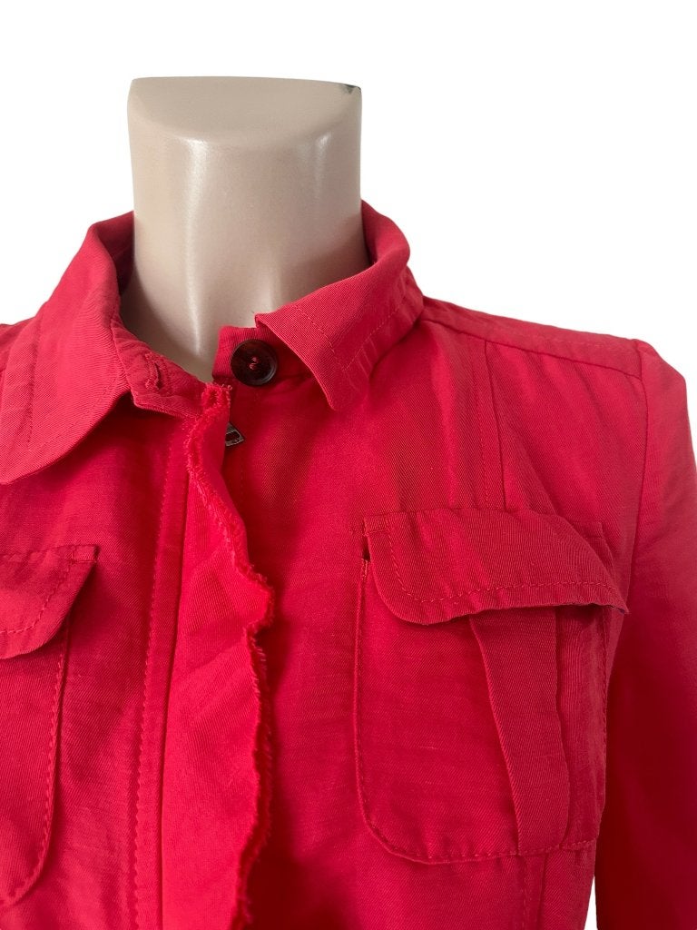 Marc Cain vest M, Maat 38/40 (M), Ophalen of Verzenden, Zo goed als nieuw, Rood