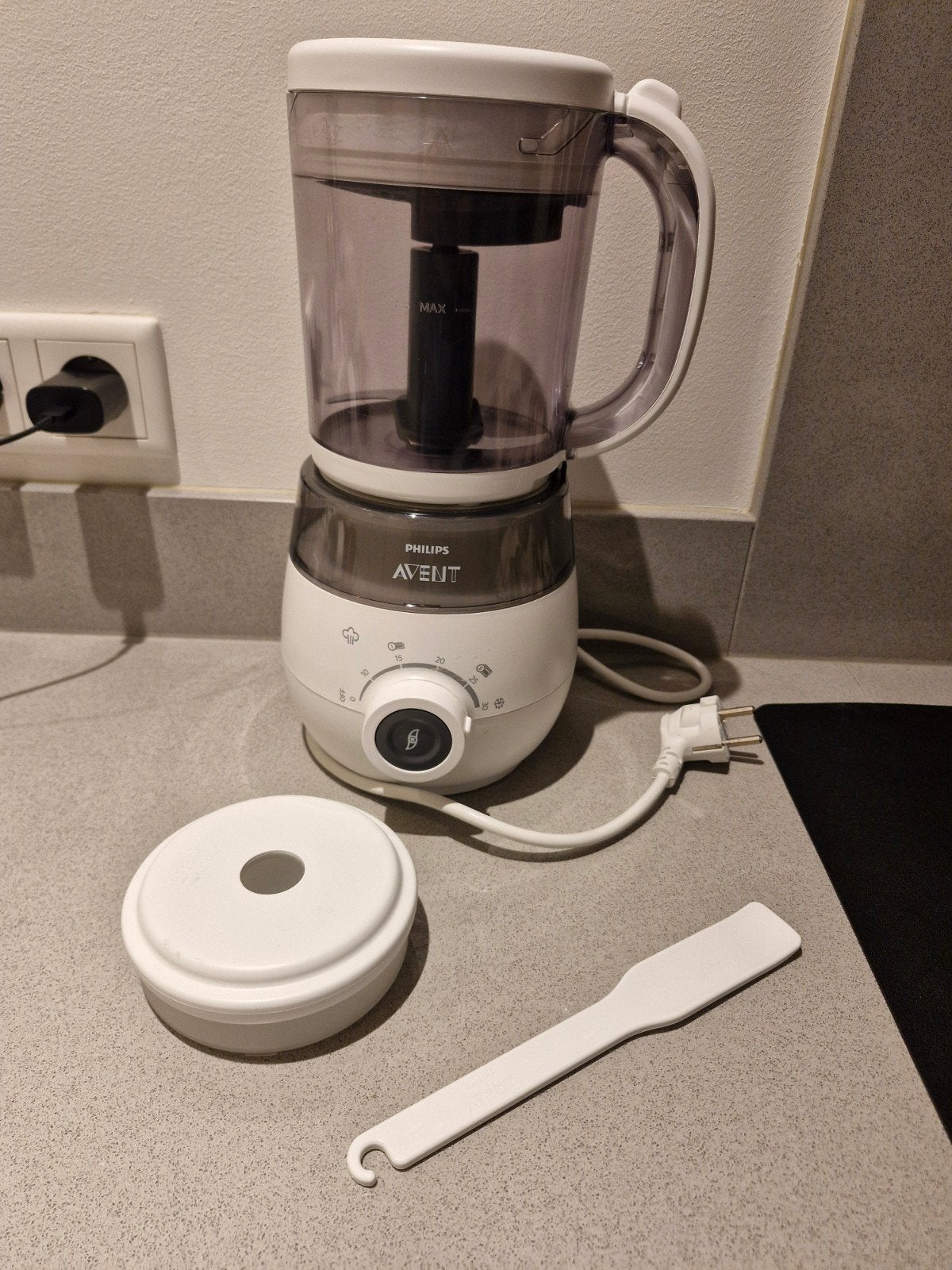 Philips Avent 4 in 1 blender stomer, Ophalen of Verzenden, Gebruikt, Babyvoedingmaker, Philips Avent