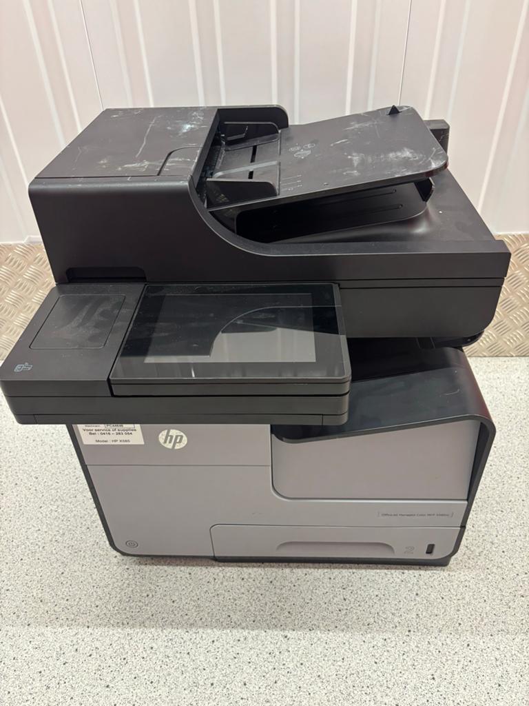 HP OfficeJet Managed Color MFP X585m - All-in-one printer, Computers en Software, Printers, Hp, Hp, All-in-one, Zo goed als nieuw