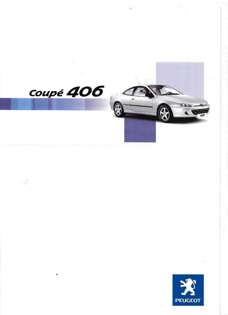 PEUGEOT 406 COUPE,  2003, Ophalen of Verzenden, Zo goed als nieuw, Peugeot