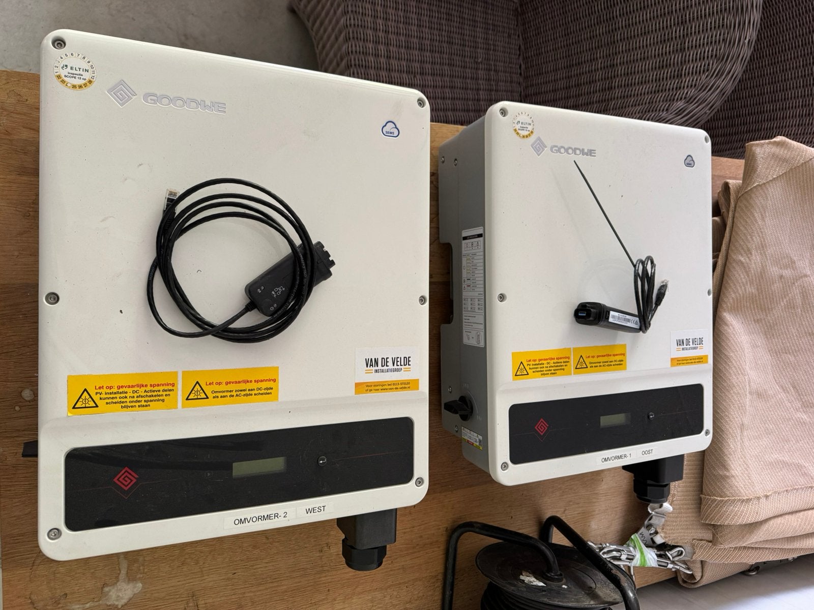 2x GoodWe zonnepaneel omvormer incl. WiFi – perfect werkend, Doe-het-zelf en Verbouw, Elektra en Kabels, Ophalen of Verzenden