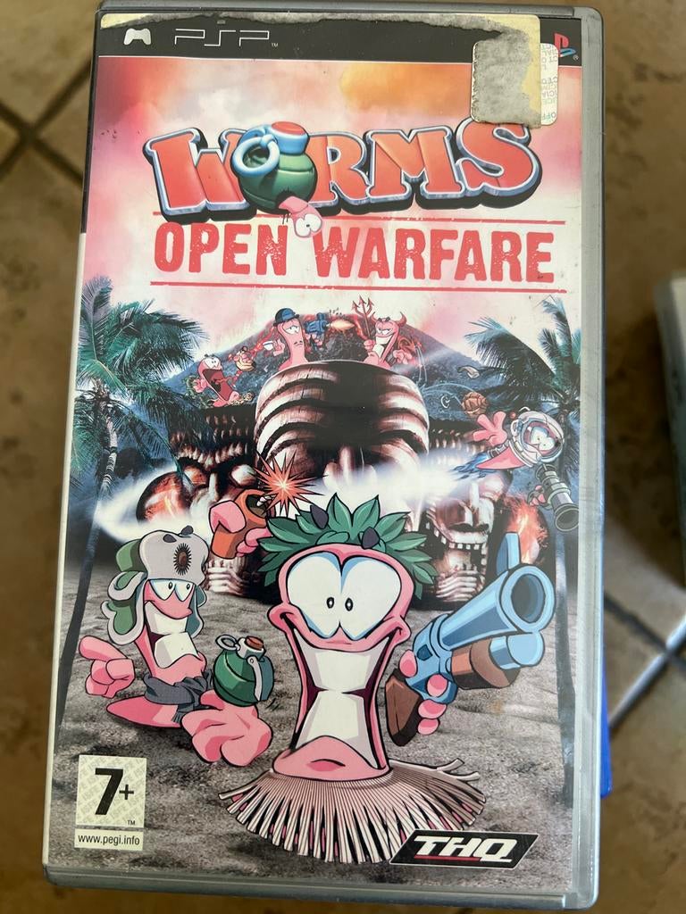 Worms Open Warfare PSP - Klassieke Turn-Based Strategie, Gebruikt, 1 speler, Ophalen of Verzenden, Strategie en Constructie