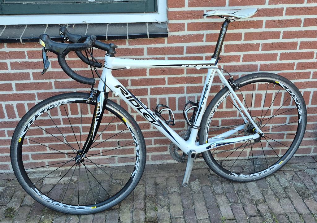 Ridley Excalibur Racefiets, Maat 56, Shimano 105, 28 inch, Gebruikt, Carbon, 15 tot 20 versnellingen