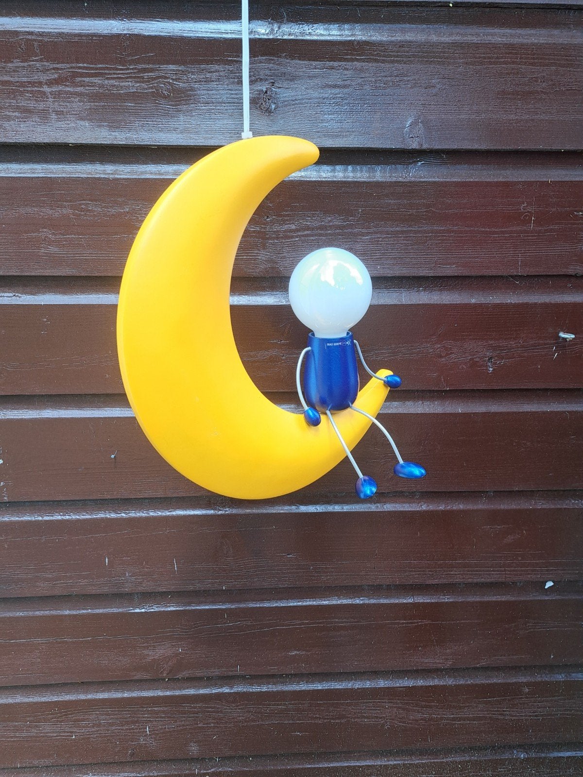 vintage hanglamp, Lamp, mannetje op de maan, Kinderen en Baby's, Sba@, Sba, 1103bg, Overige typen