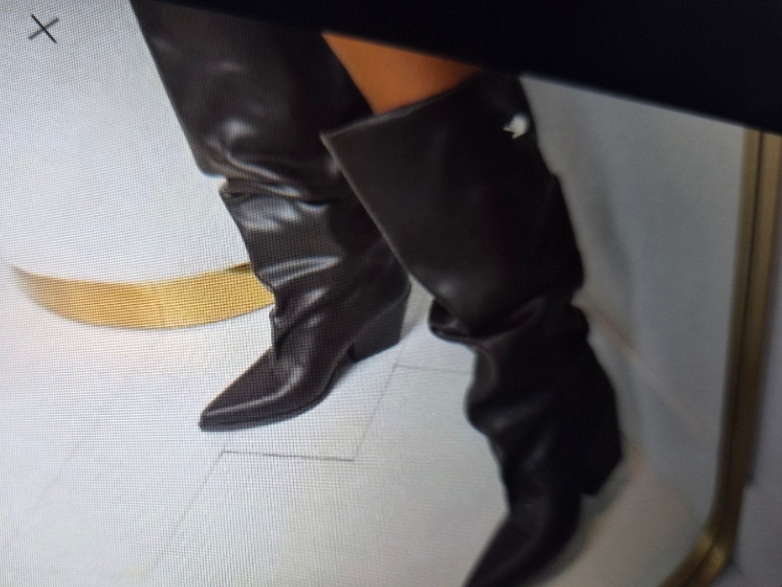 Nieuwste trend donkerbruine laarzen, maat 36, nooit gedragen, Kleding | Dames, Ophalen, Nieuw, Bruin, Hoge laarzen
