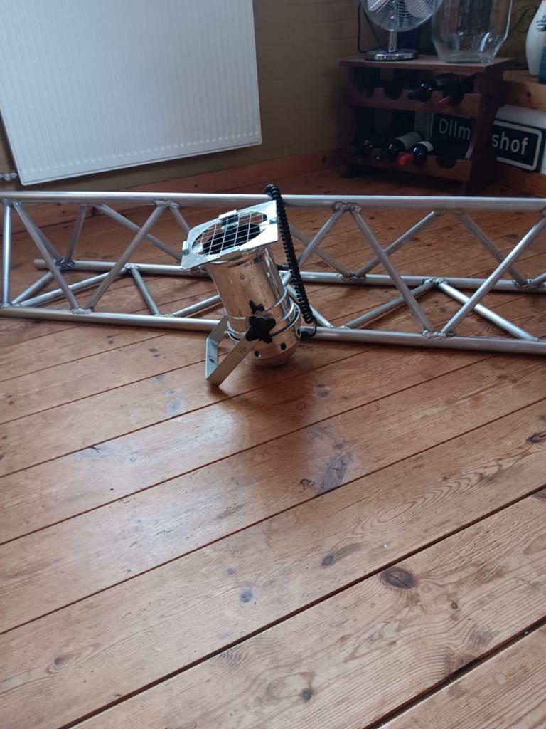Aluminium truss met spot, ideaalvoor  mancave of chillroom, Ophalen, Gebruikt