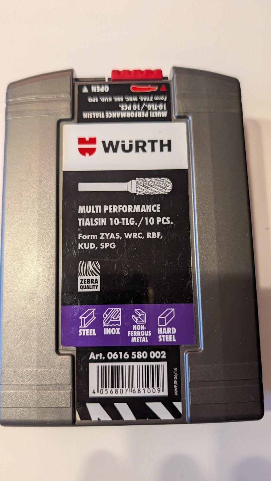 Professionele Würth HM Stiftfrezenset 10-delig - Nieuw in do, Verzenden, Nieuw