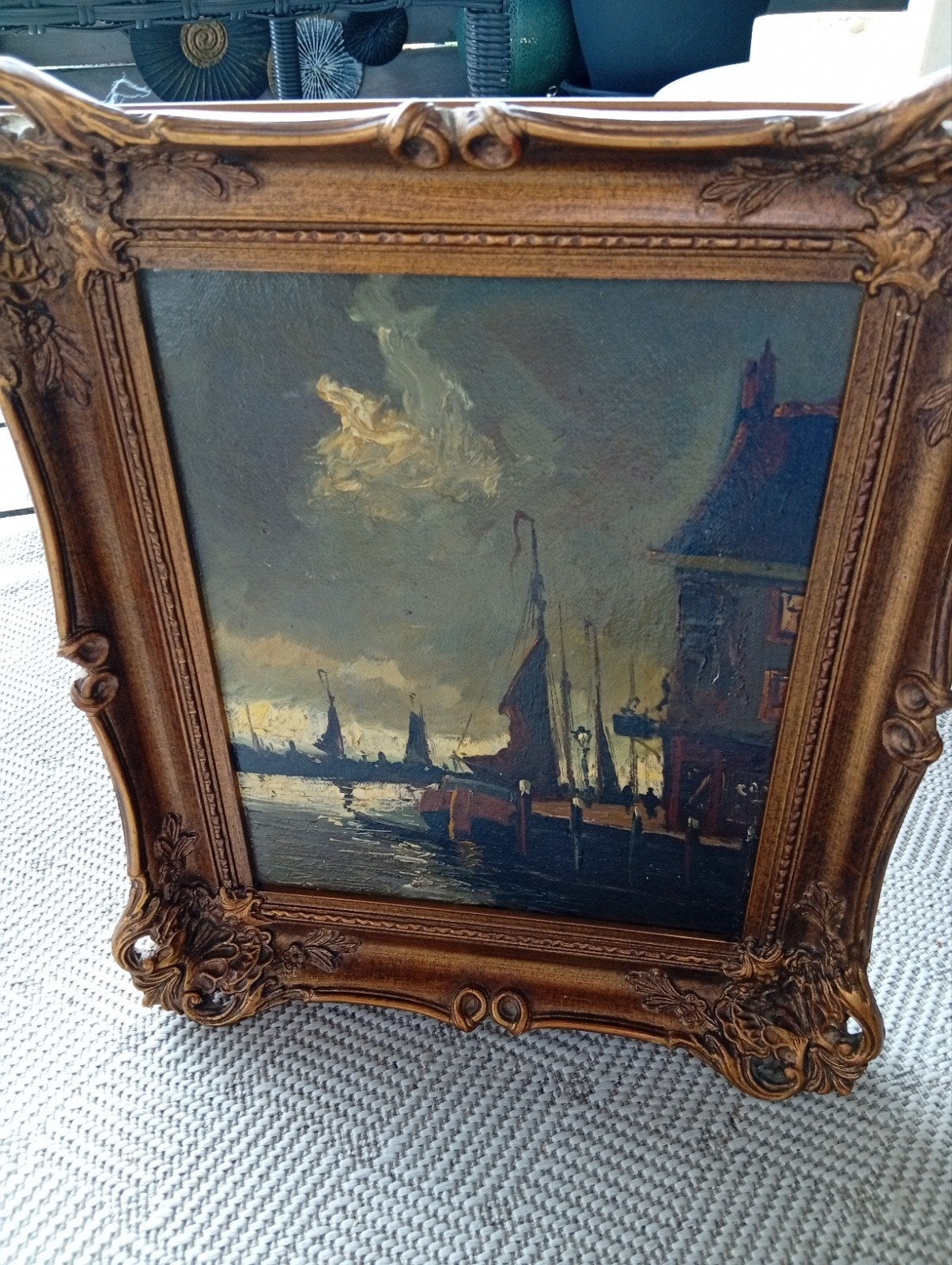 Maritiem schilderij van H. Donkelaar (1920-1972), Antiek en Kunst, Maritiem / water, Doek, Realistisch, Ophalen of Verzenden