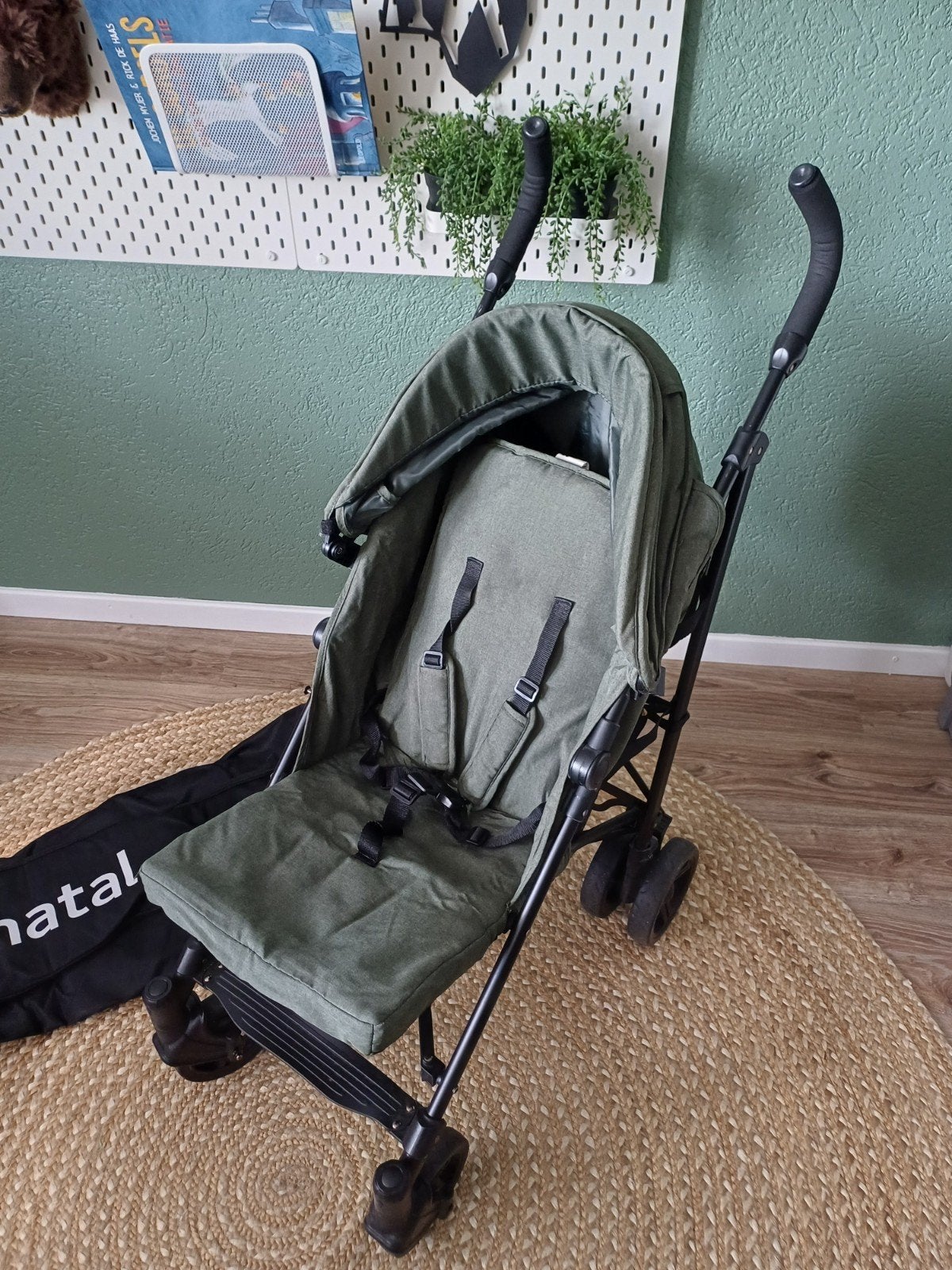 buggy + reistas, Kinderen en Baby's, Ophalen, Zo goed als nieuw, Overige merken, Verstelbare rugleuning