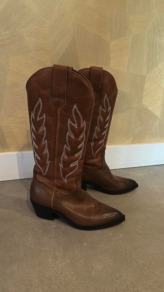 Cowboylaarzen van Sacha, Ophalen of Verzenden, Zo goed als nieuw, Bruin, Hoge laarzen