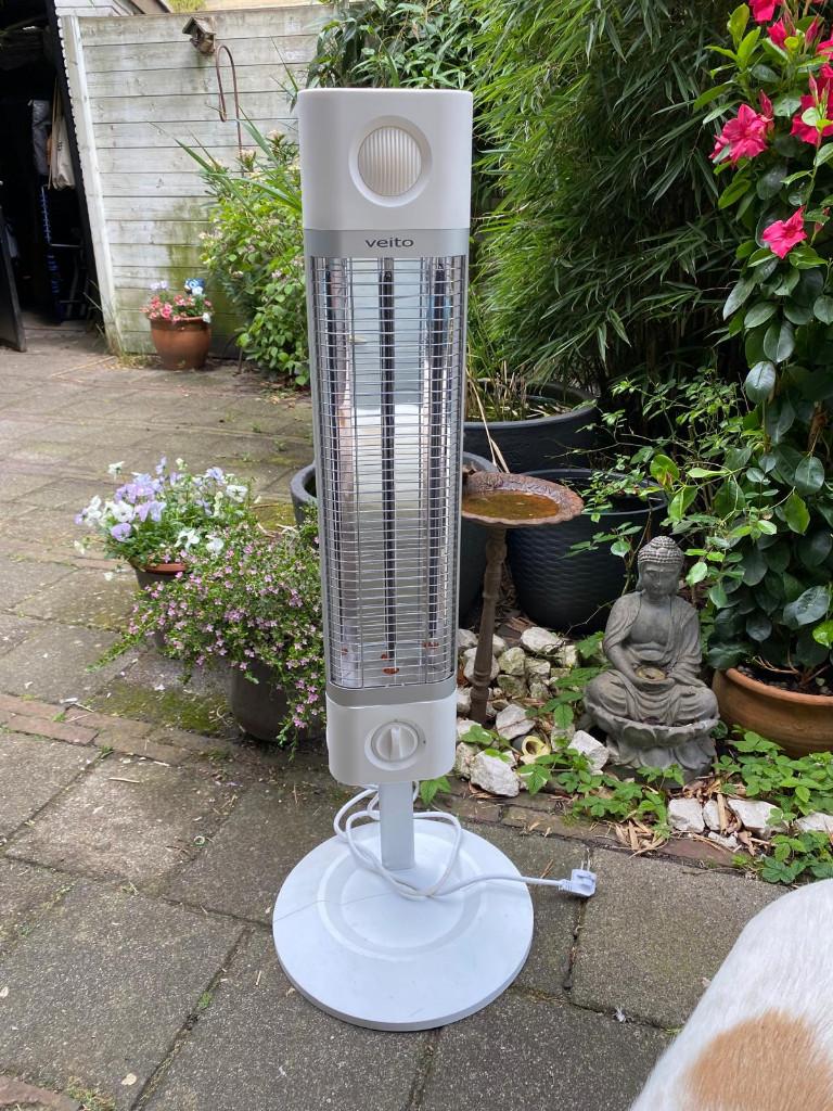 Terras of bij-verwarming, infra rood, Tuin en Terras, Terrasverwarmers, Ophalen, Zo goed als nieuw, Elektrisch, Vloer