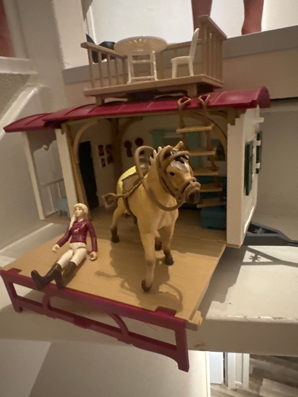 Schleich woonwagen, Ophalen of Verzenden, Gebruikt, Meisje