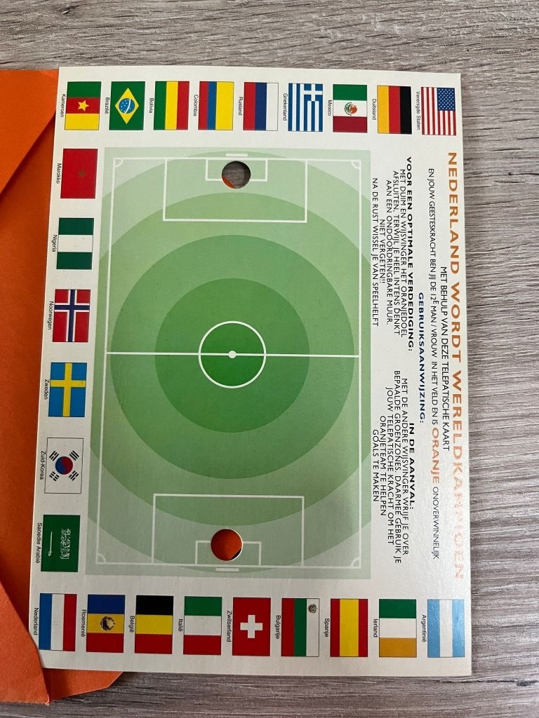 Nederland wordt Wereldkampioen voetbal, Ophalen of Verzenden, Zo goed als nieuw, Overige binnenlandse clubs, Boek of Tijdschrift