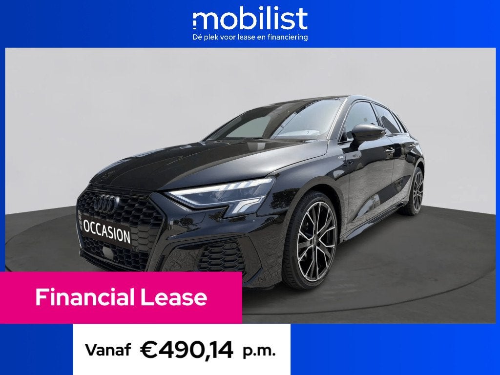 Audi A3 Sportback 30 TFSI 110Pk S Edition (bj 2024), Gebruikt, Zwart, Origineel Nederlands, Bedrijf