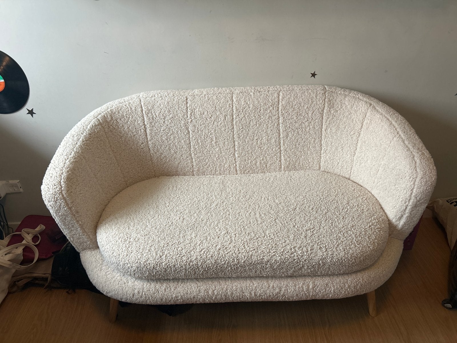 JYSK tweepersoons bankje, 140x70x80cm, licht gebruikt, Ophalen, Gebruikt, Minder dan 75 cm, Tweepersoons