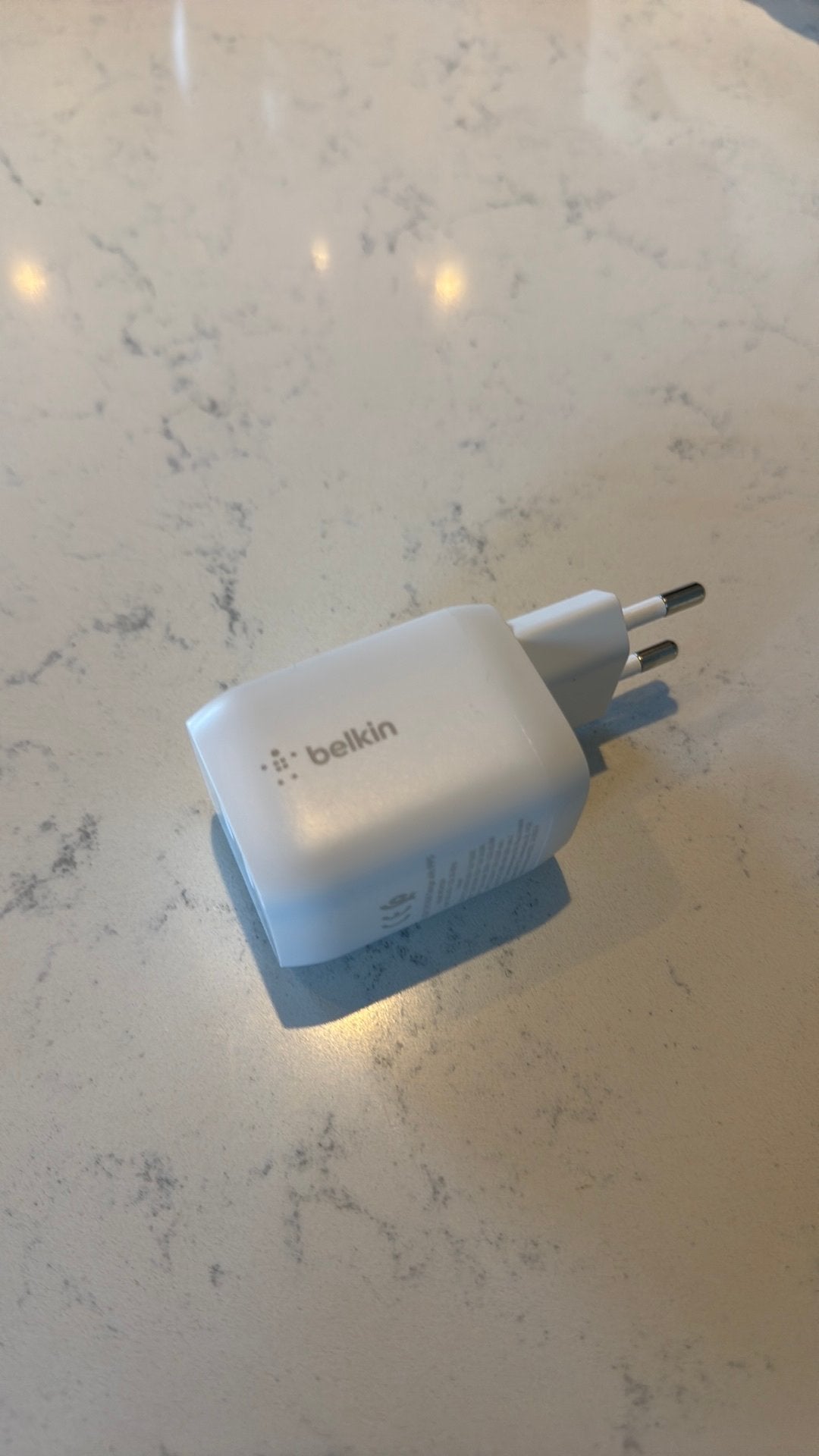 Belkin 65W GaN USB-C Snellader – 2 Poorten – Zgan, Universeel, USB-C, Ophalen of Verzenden, Zo goed als nieuw
