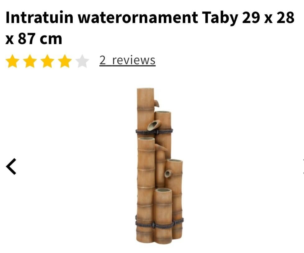 Waterornament, fontein, Ophalen, Gebruikt, Beton, Waterornament