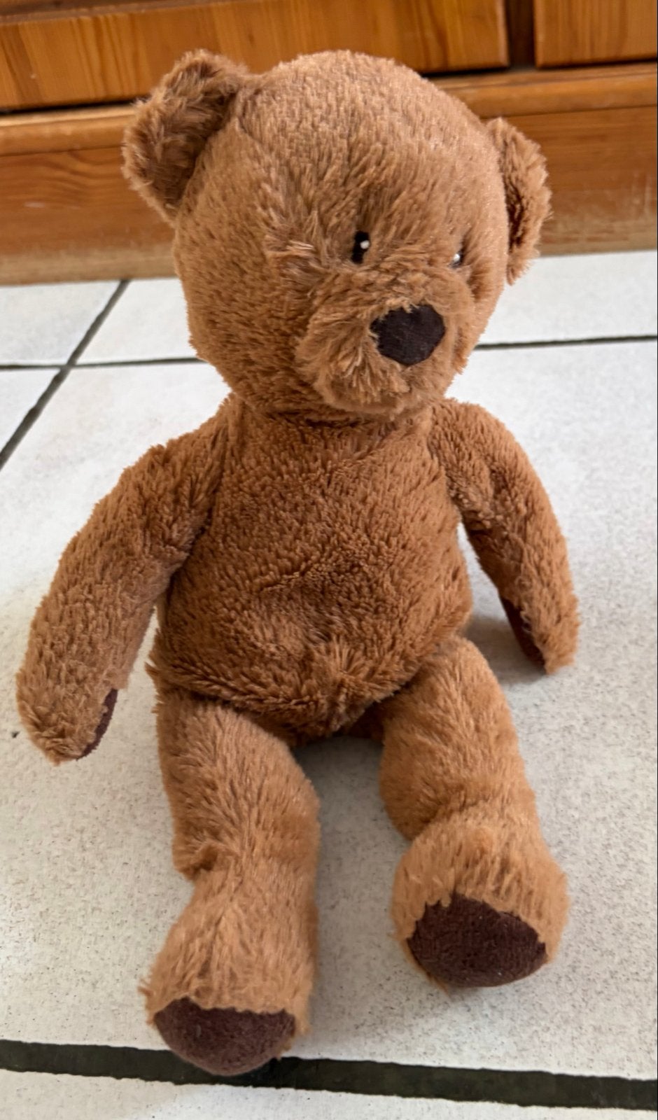 Knuffel sabeltandtijger en bruine beer, Gebruikt, Overige merken, Overige karakters, Ophalen of Verzenden