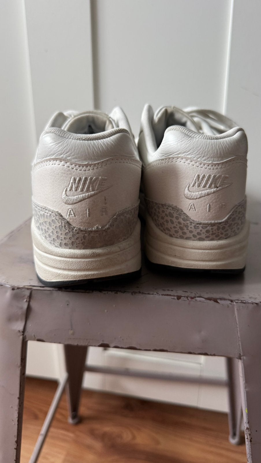 Nike air max 1 Safari Summit White maat 43, Wit, Ophalen of Verzenden, Sneakers of Gympen, Zo goed als nieuw