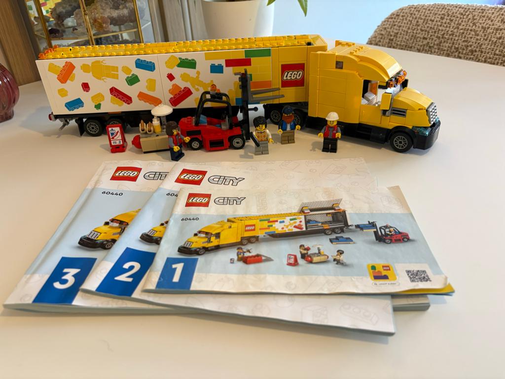 LEGO city truck set 60440, City, Lego, Ophalen of Verzenden, Zo goed als nieuw