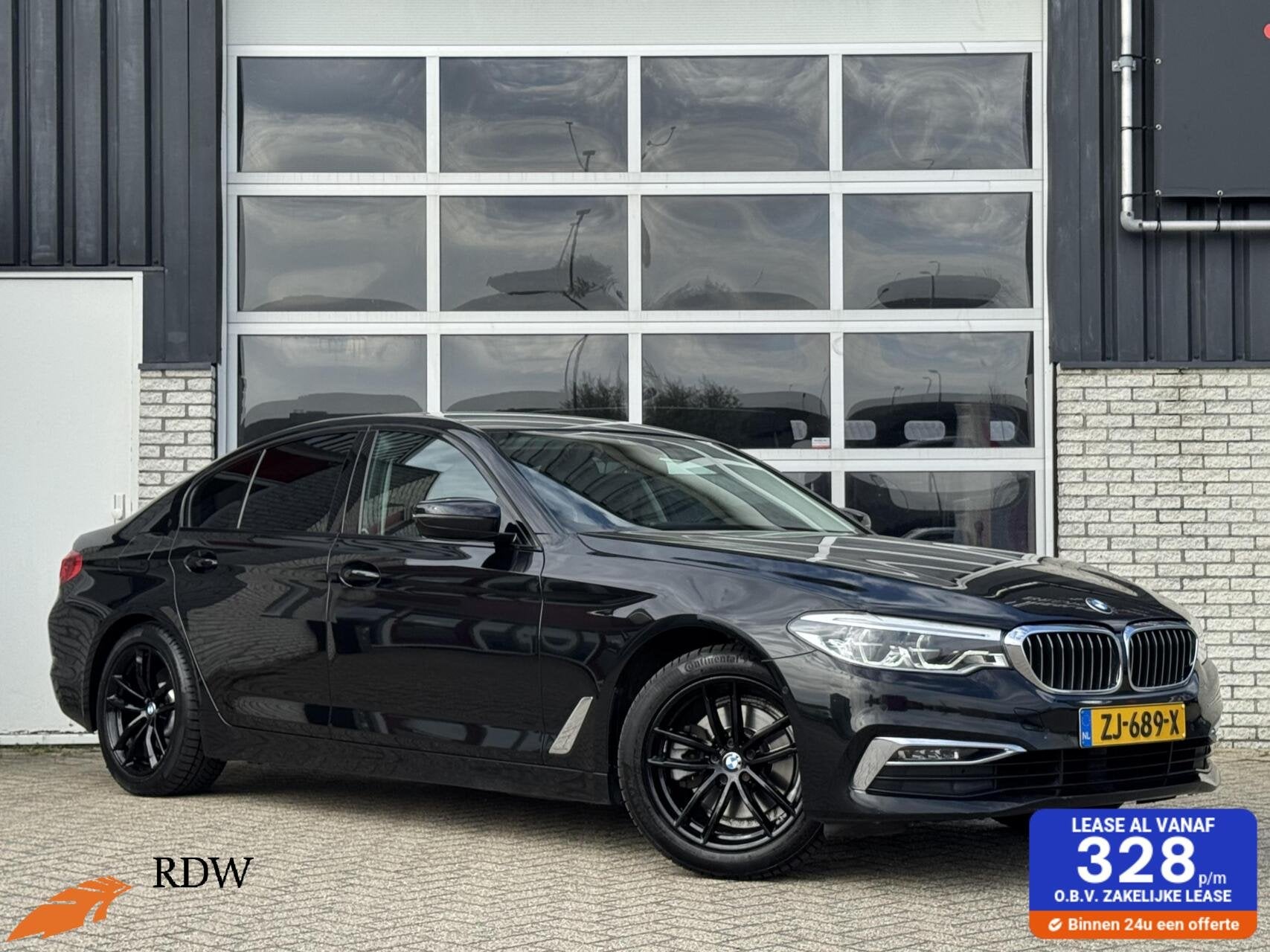BMW 5-serie 520i High Executive Edition Virtualcockpit/Leer/, Auto's, BMW, Automaat, 1998 cc, Achterwielaandrijving, Gebruikt