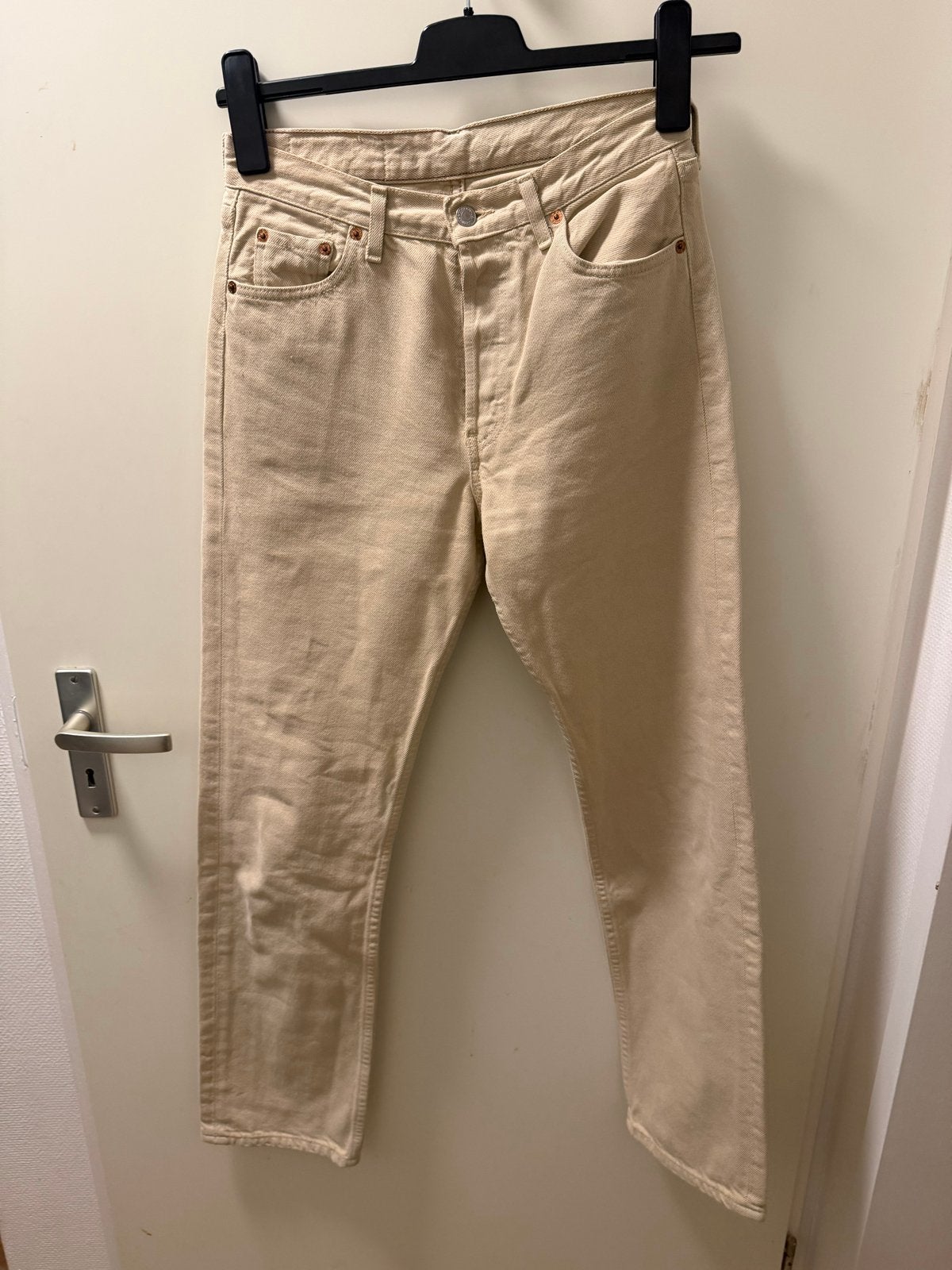 Levi's 501 Vintage Jeans W29 L32 - Beige, Ophalen of Verzenden, Zo goed als nieuw, Overige kleuren, W28 - W29 (confectie 36)